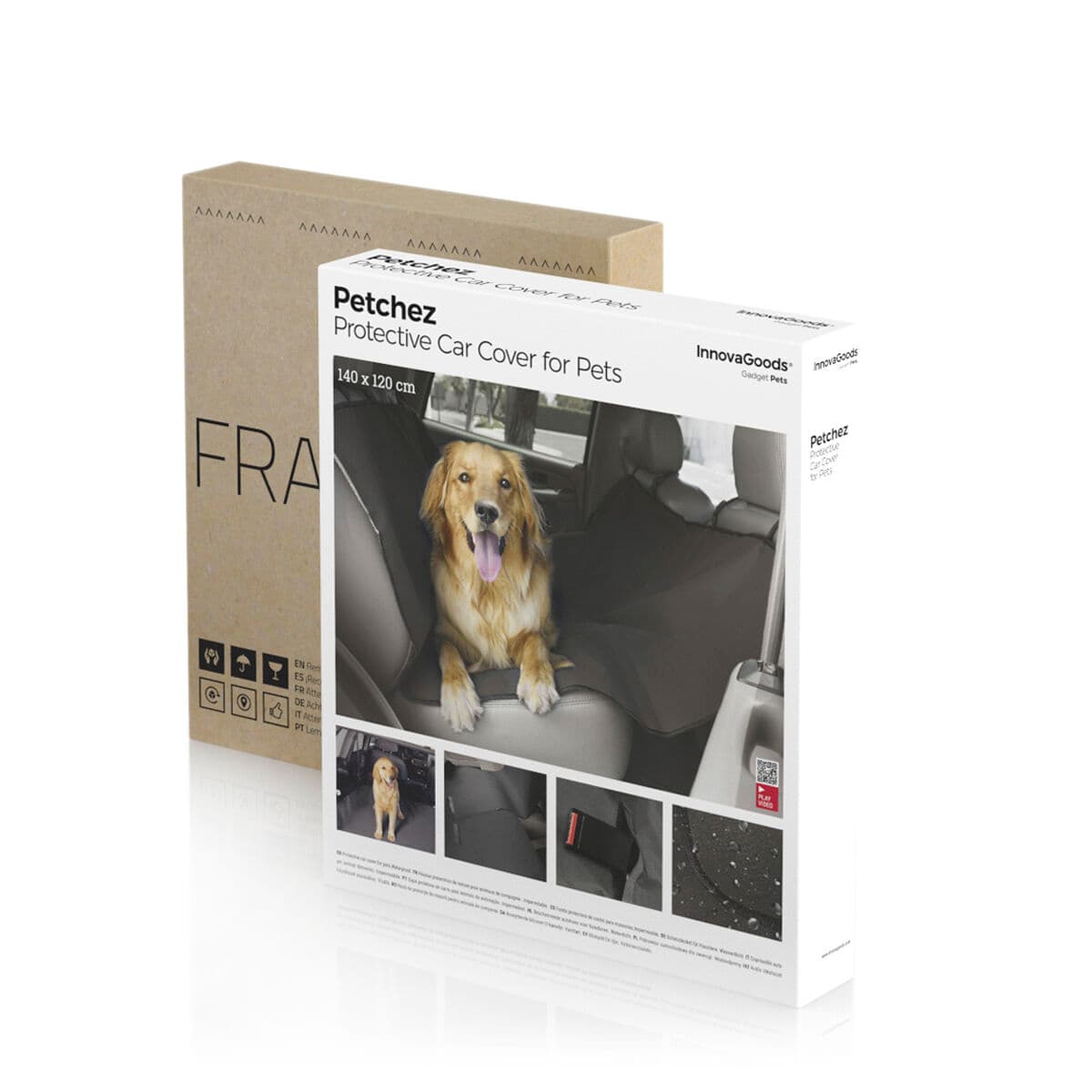 Funda Protectora de Coche para Mascotas Petchez InnovaGoods - Vista 3