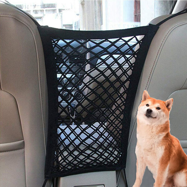 Red de aislamiento de asiento de coche para perros - ¡Viaja con tu mascota de manera segura y cómoda!