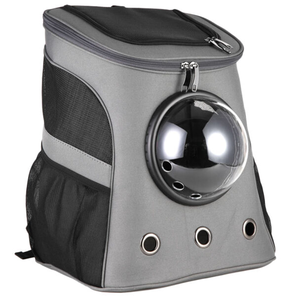 Mochila de viaje para gatos y perros tipo cápsula espacial transpirable