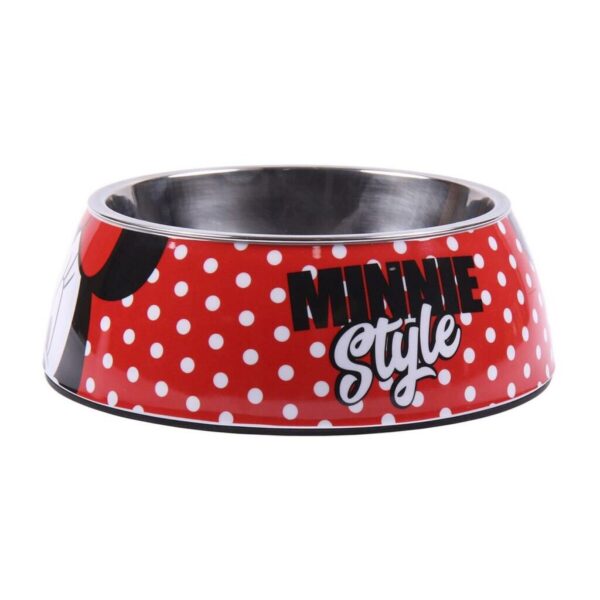 Comedero para Perro Minnie Mouse Rojo Melamina 180 ml