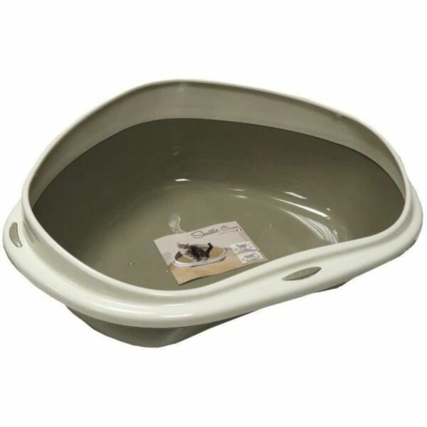 Arenero para Gatos Aimé Beige Taupé Plástico