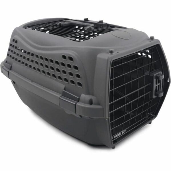 Transportín MPETS ECO GIRO S Gris Gris oscuro Plástico Gato
