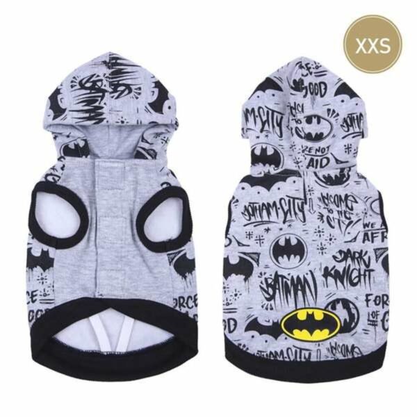 Sudadera para Perro Batman XXS Gris