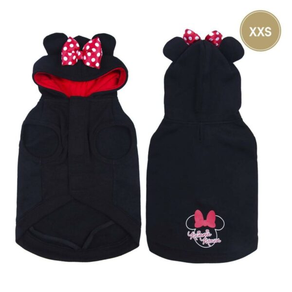 Sudadera para Perro Minnie Mouse XXS Negro