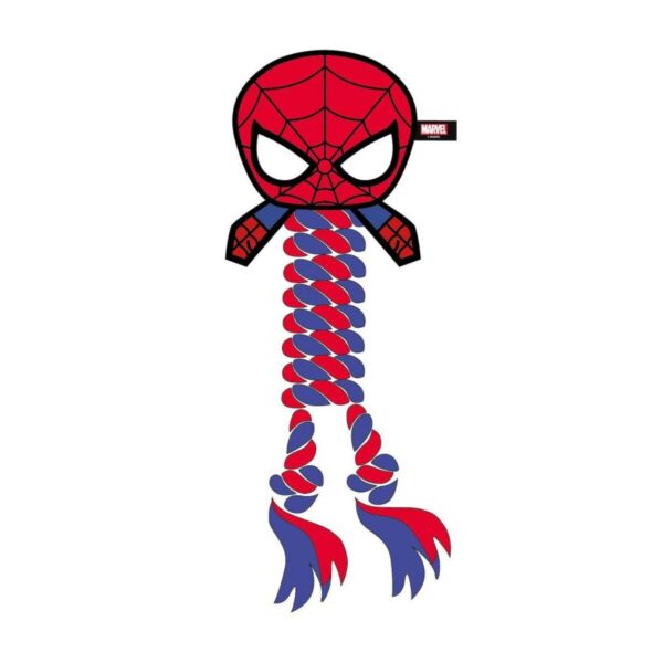 Mordedor de perro Spider-Man Rojo 9,5 x 30 x 9,5 cm