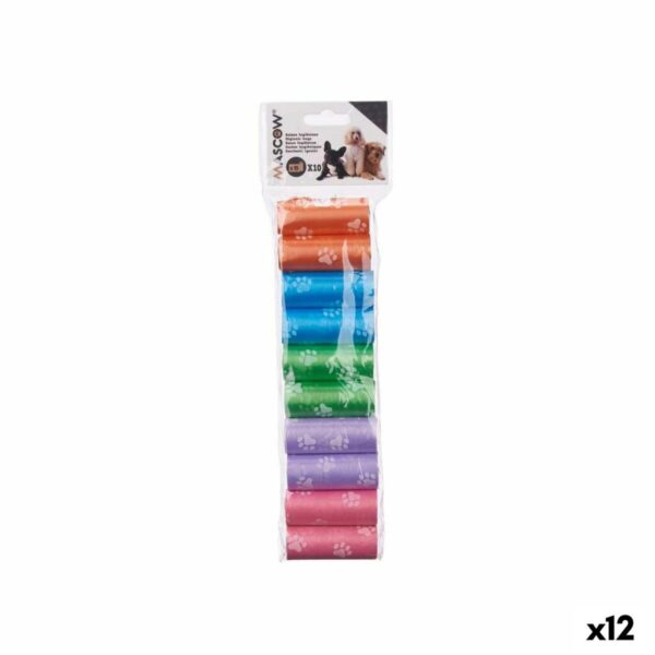 Set de Bolsas Mascow 199 Verde Plástico Mascotas (12 Unidades)