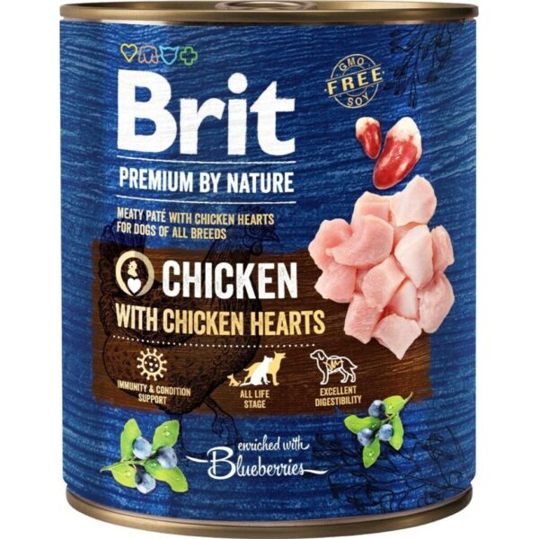 Comida húmeda Brit Premium Pollo 800 g