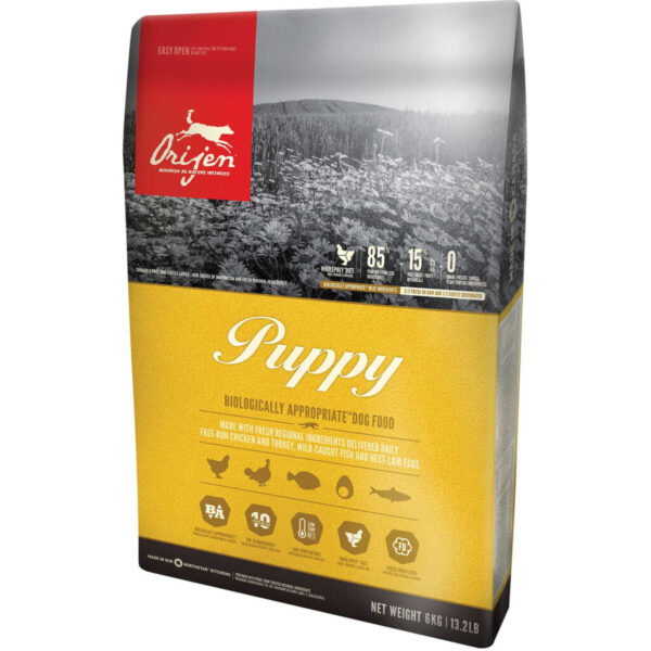 Pienso Orijen Puppy Cachorro/Junior Pollo Pavo Pescado 11,4 Kg