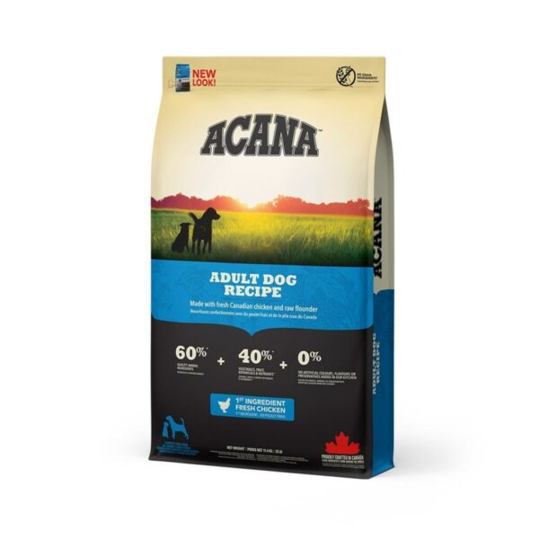 Pienso Acana Dog TF Heritage Adult Adulto Pollo Pavo Pescado 11,4 Kg 1 kg