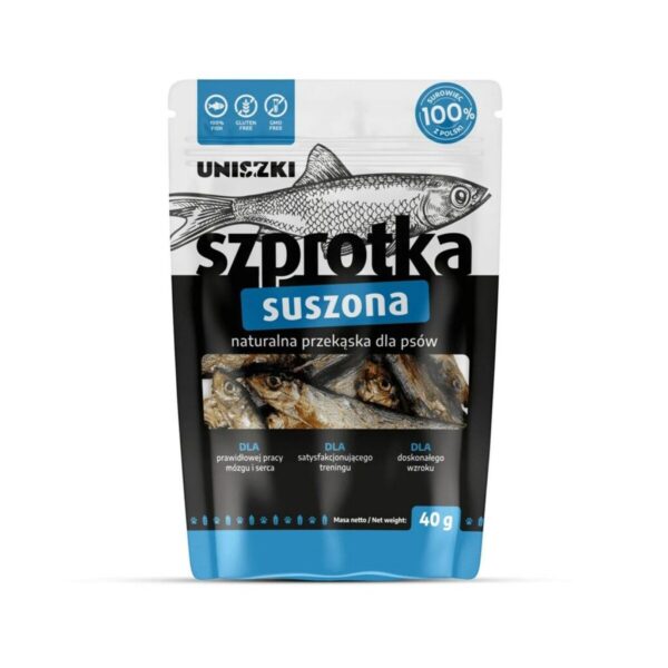 Snack para Perros Uniszki Espadín seco 40 g Pescado