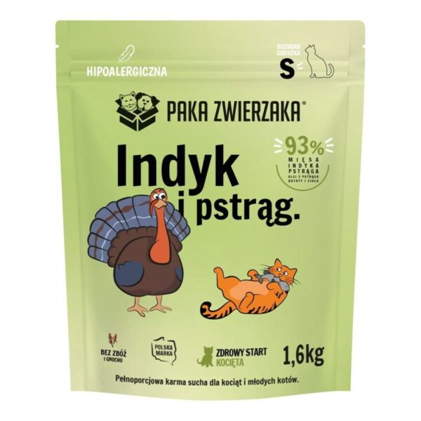 Comida para gato Paka Zwierzaka Pavo 1,6 kg