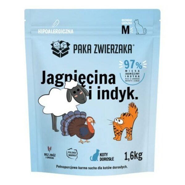Comida para gato Paka Zwierzaka Cordero 1,6 kg