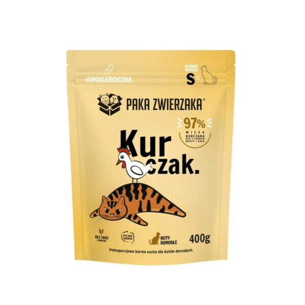 Comida para gato Paka Zwierzaka Pollo 400 g