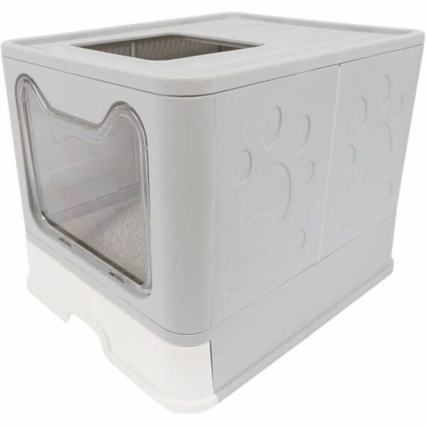 Arenero para Gatos MPETS SILE TOP Gris Plástico