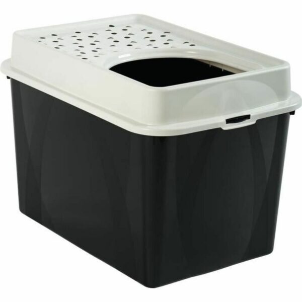 Arenero para Gatos Rotho Berty Negro Polipropileno 57,2 x 39,3 x 40,4 cm