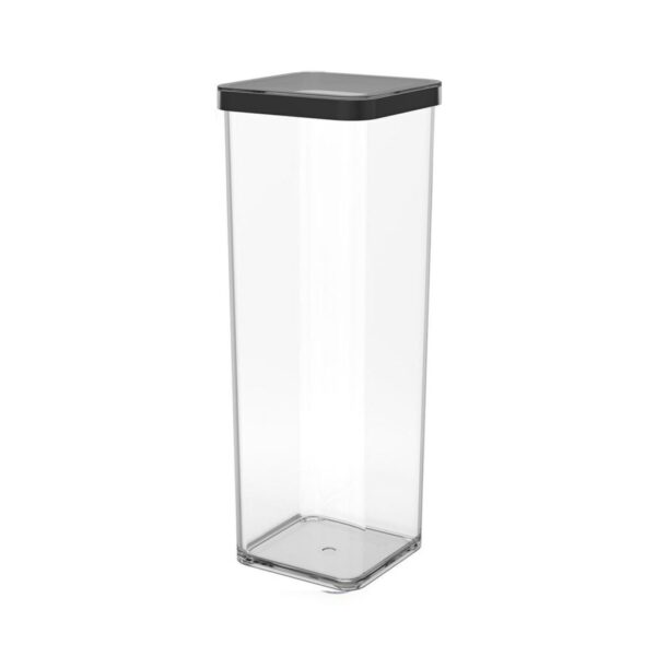 Cubo contenedor Rotho Negro Transparente Silicona Plástico