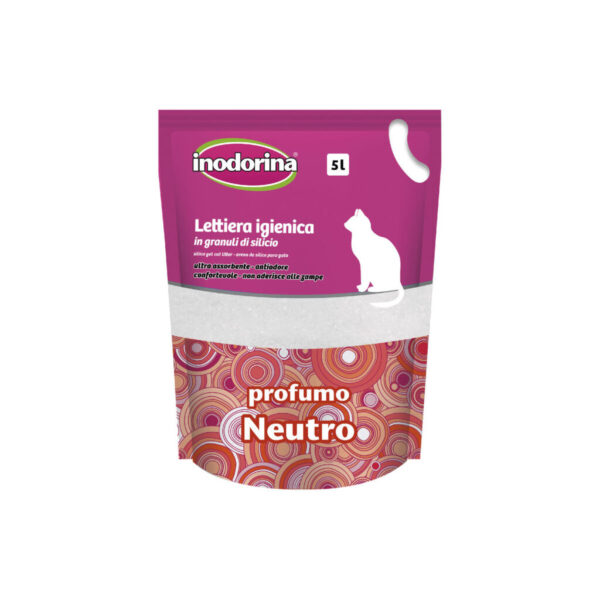 Arena para Gatos Inodorina Neutro Sin perfume 5 L