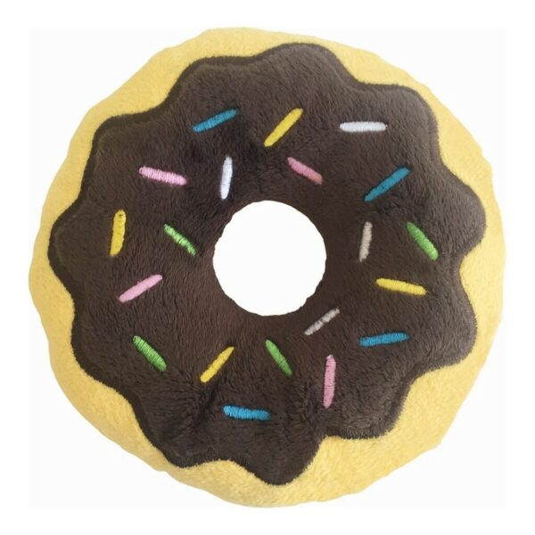 Peluche para perros Gloria 3 x 5 x 14 cm Chocolate Donut Marrón