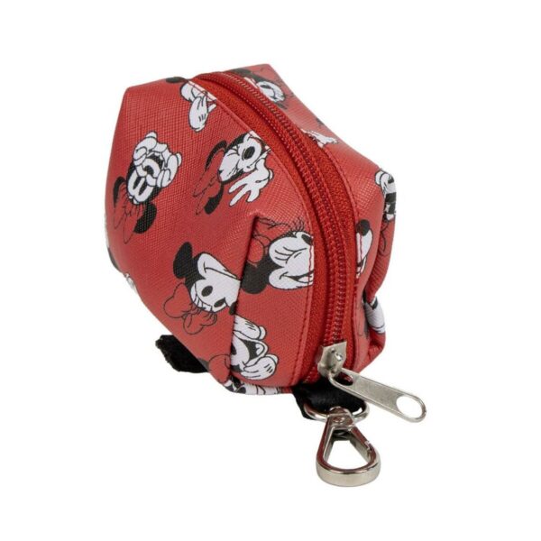 Dispensador de Bolsas Minnie Mouse Rojo 100 % poliéster 9 x 21 x 3 cm