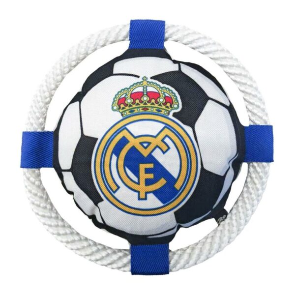 Mordedor de perro Real Madrid C.F. Blanco 22 x 22 x 6 cm