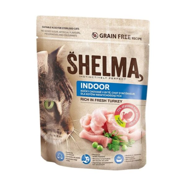 Comida para gato Shelma Pavo 750 g