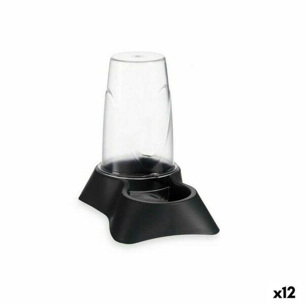 Comedero para Mascotas Mascow 87847 Transparente Antracita Polipropileno 650 ml 12,5 x 18 x 19 cm