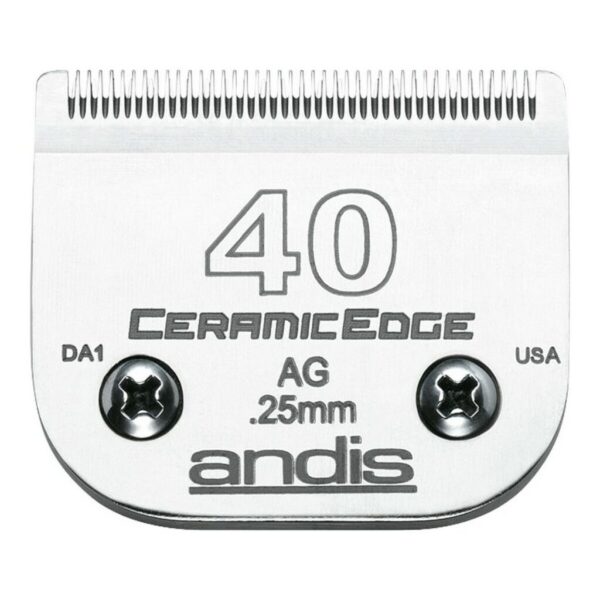 S6103359_0 Recambio de Cuchilla para Afeitadora Andis S-40 Perro Cerámica 0,25 mm