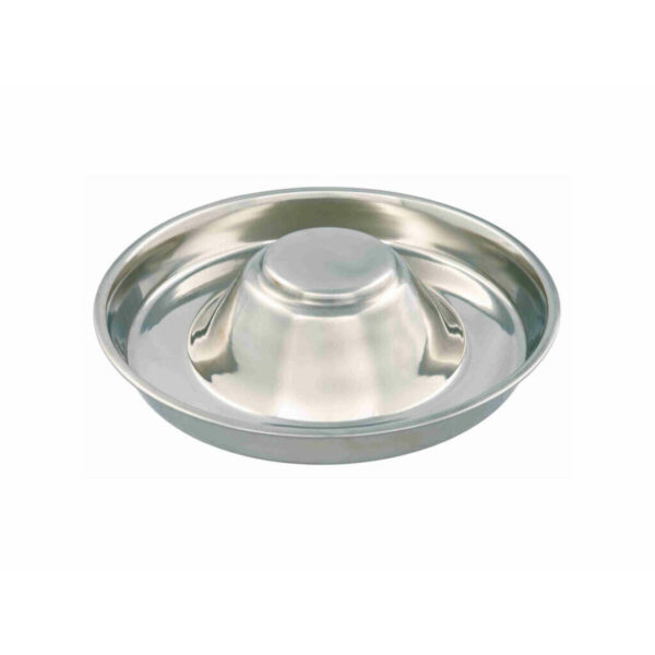 Comedero para Mascotas Trixie Acero Inoxidable 1,4 L Plateado
