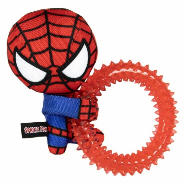 Mordedor de perro Spider-Man Rojo 7,0 x 12,5 x 18,5 cm (4 Unidades)