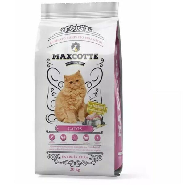 Comida para gato Hurtownia Karm MAXCOTTE Gatos Carne 20 kg Adultos
