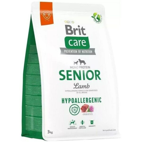 Pienso Brit Hypoallergenic Senior Lamb with rice Cordero 3 Kg Senior 2,3 Kg