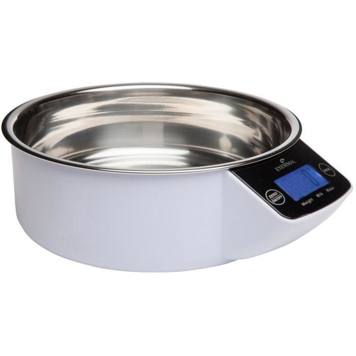 Comedero para Perro Kerbl Blanco Acero Inoxidable ABS 1 L