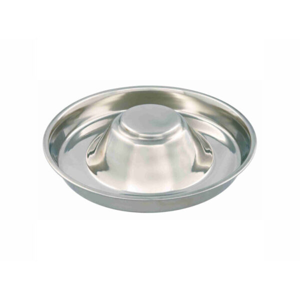 Comedero para Mascotas Trixie Acero Inoxidable 1,4 L Plateado