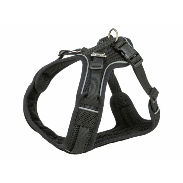 Arnés para Perro Trixie Premium FlexMesh Negro M