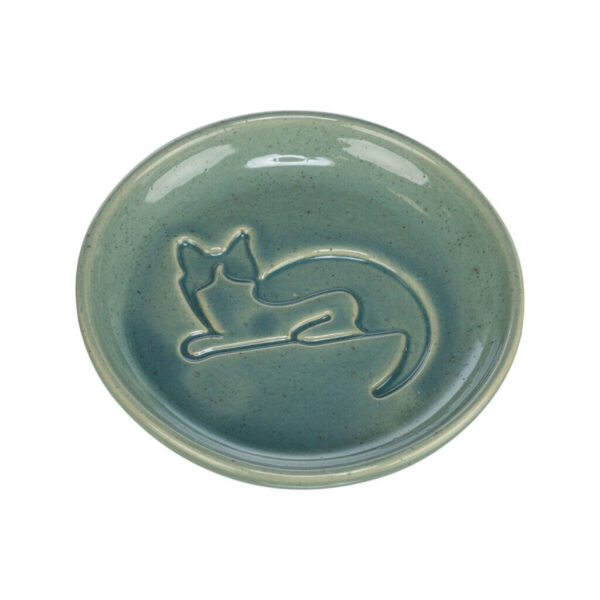 Comedero para Gato Trixie Azul Cerámica Ø 14,5 cm