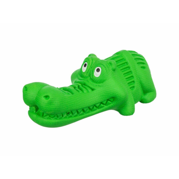 Juguete Dispensador de Premios para Mascotas 2 en 1 Trixie Verde 18 cm Cocodrilo