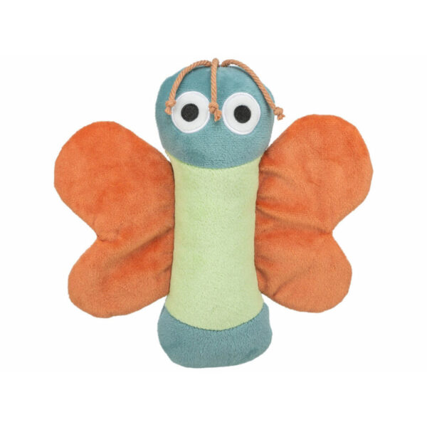 Peluche para perros Trixie Poliéster Mariposa 22 cm