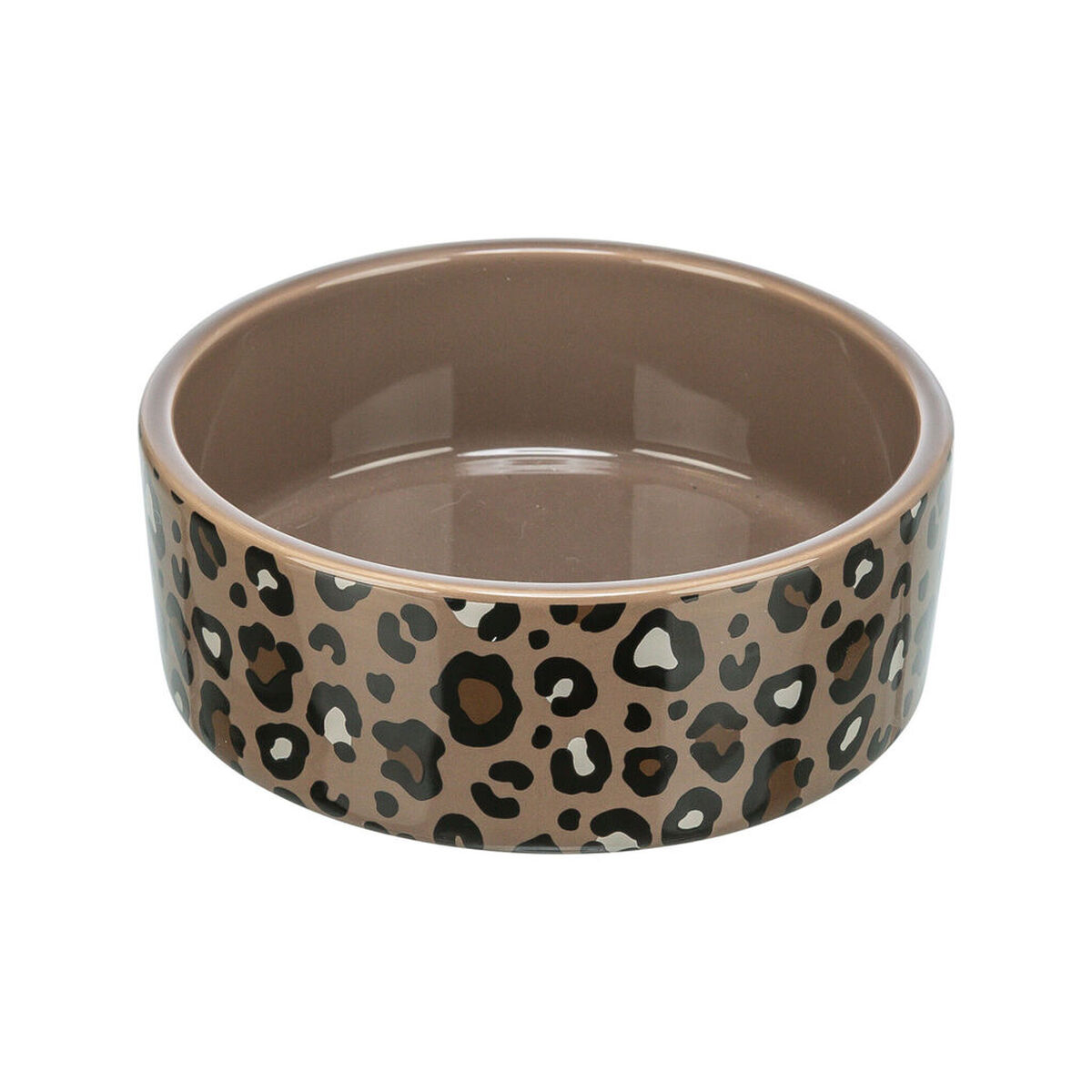 Comedero para Perro Trixie Leo Marrón Cerámica Ø 12 cm 300 ml
