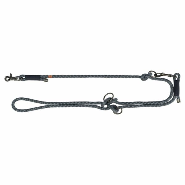 Correa para Perro Trixie Soft Rope Negro Gris 2 m L/XL
