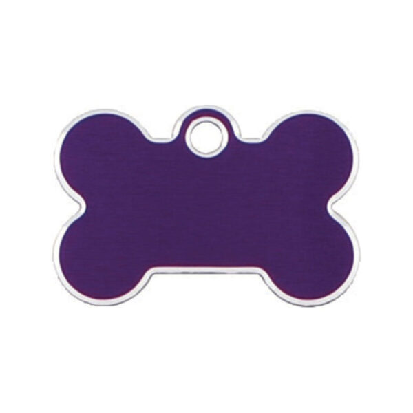 Placa identificativa para collar Imarc Bone Lila