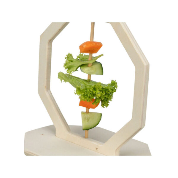 Comedero para Mascotas Trixie Madera 17 x 12 x 17 cm