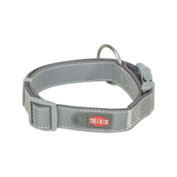 Collar para Perro Trixie Premium Reflect Grafito L/XL