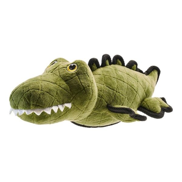 Peluche para perros Hunter Tough Verde Poliéster Cocodrilo 38 cm 27 cm