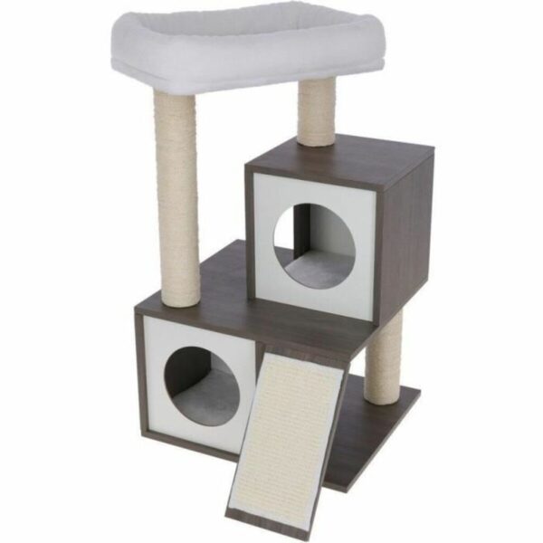 Rascador para Gatos Kerbl Gris Blanco/Negro Sisal