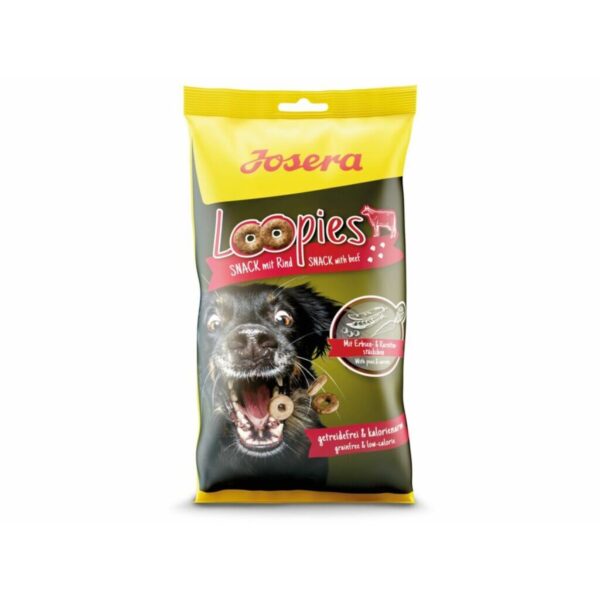 Snack para Perros Josera Loopies Ternera 150 g