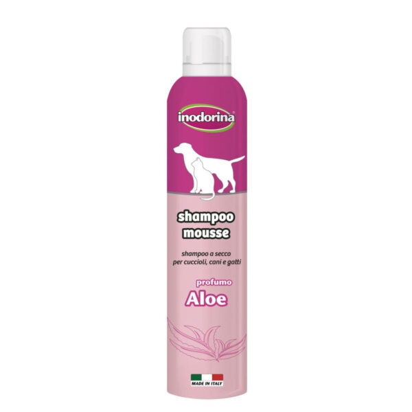 Champú para mascotas Inodorina Aloe Vera 300 ml Espuma