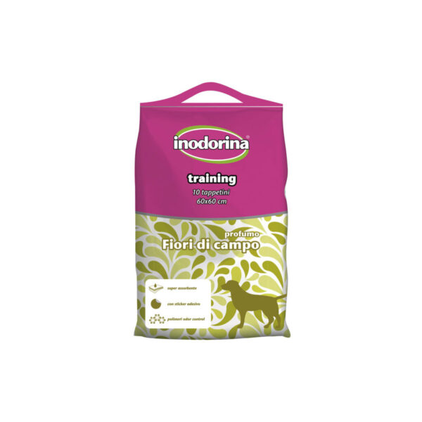 Empapador Inodorina WILD FLOWER 60 x 60 cm (10 Unidades)