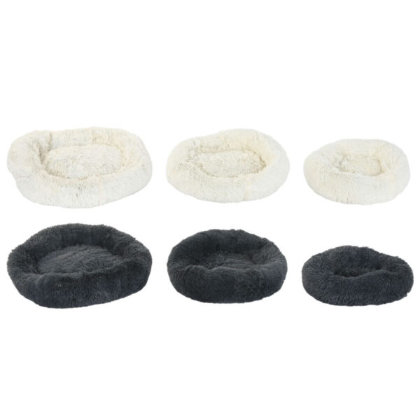 Cama para mascota Home ESPRIT Blanco Gris oscuro 73 X 64 X 16 CM 2 Unidades