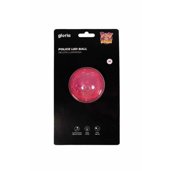 Pelota para Mascotas Gloria PLAY AND RUN Rosa TPR 6,35 cm