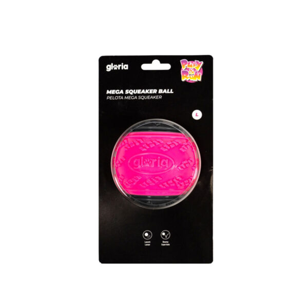 Pelota para Mascotas Gloria PLAY AND RUN Rosa TPR L 8,89 cm